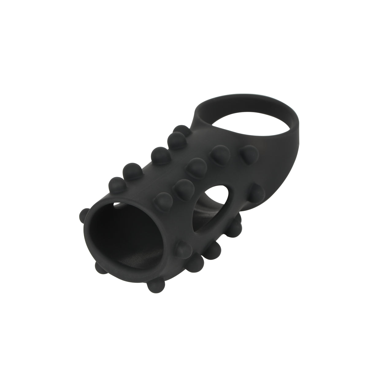 Fleshy Ride: Vibrating Penis Sleeve with Cock Ring for Couple Fun Fleshy Ride: Vibrating Penis Sleeve with Cock Ring for Couple Fun