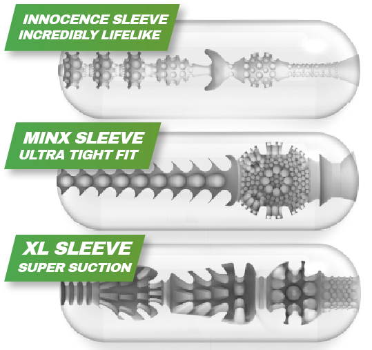 Fleshy Pro Sleeve Bundle (Minx, XL, Innocence)